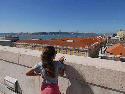 Subida ao Arco da Rua Augusta