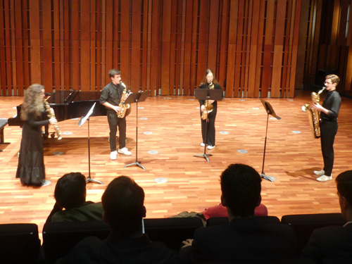 RECITAL DE MÚSICA DE CÂMARA <span class="pt_splitter pt_splitter-1">Quarteto de Saxofones do CMP</span>