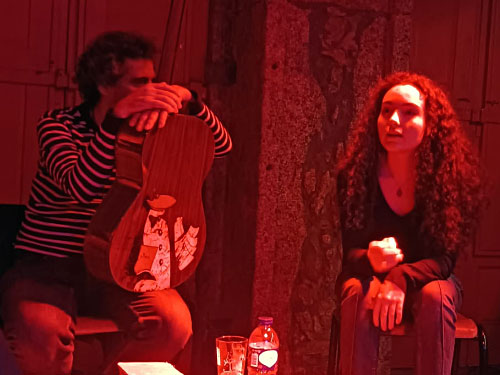 PERFORMANCE POÉTICA <span class="pt_splitter pt_splitter-1">"10 anos" <span class="pt_splitter pt_splitter-2">Noite de Poesia Pinguim Café</span></span>